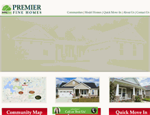 Tablet Screenshot of homesbypremier.com